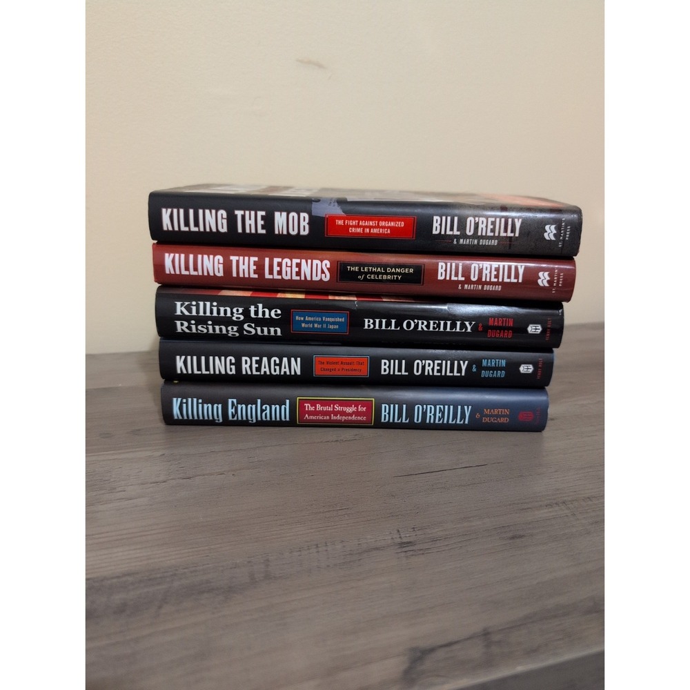 Bill O'Reilly Killing The Mob Rising Sun Legends England Reagan HC Lot Of 5